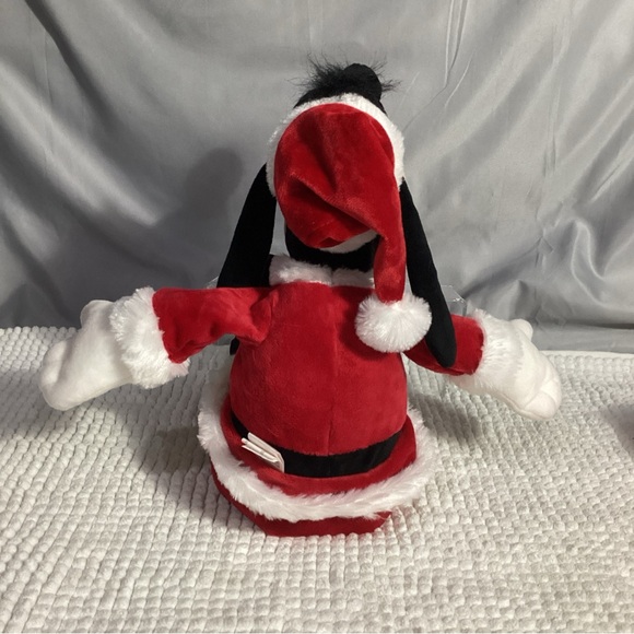 Hallmark Disney Goofy Christmas Santa Clause Sings On Housetop & Tickles Plush - Picture 4 of 10